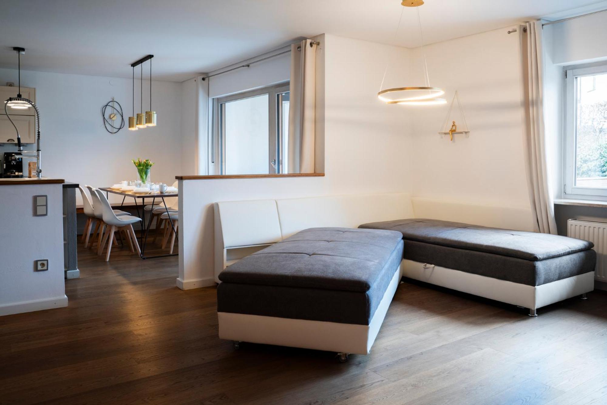 Appartement 130M2 Loft - Balkon, Smart Tv, Badewanne, Kaffee à Rosenheim Extérieur photo